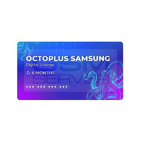 OCTOPLUS SAMSUNG LICENÇA DIGITAL (SEM USO DE BOX)  OBS.: VALIDA POR 06 MESES