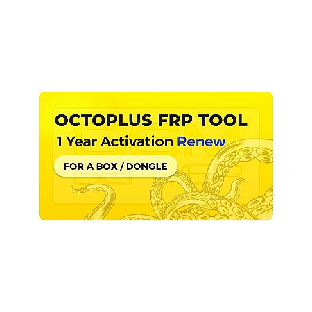 Ativação Octoplus FRP (Renovação) Válido por 12 Meses (Obs.: Somente pra quem já tem Octoplus FRP Ativado)
