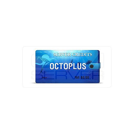 Pacote com 100 Créditos Octopus / Octoplus