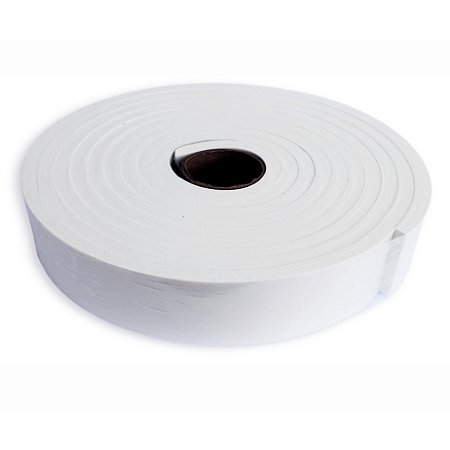 Fita de Vedação em EVA Branco - 10 mm x 50 mm x 5 metros