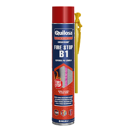 Quilosa Profissional ORBAFOAM B1  Espuma PU Fire Stop - 750 ml