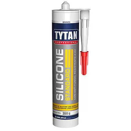 Adesivo de Silicone Tytan Standard 260G Branco Uso Geral - Liondor Produtos  Especiais