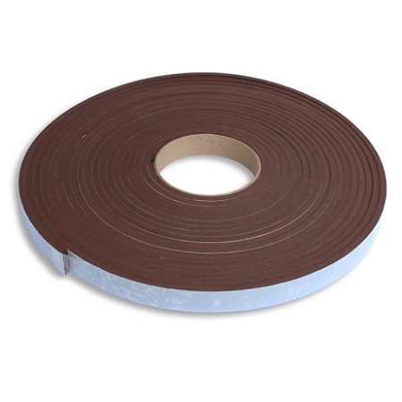Fita de EVA Marrom Autoadesiva 05 mm x 20 mm x 10 metros