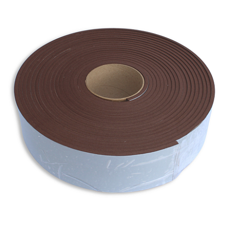 Fita de EVA Marrom Autoadesivo 05 mm x 70 mm x 10 metros
