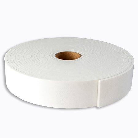 Fita de Vedação em EVA Branco - 5 mm x 48 mm x 10 metros