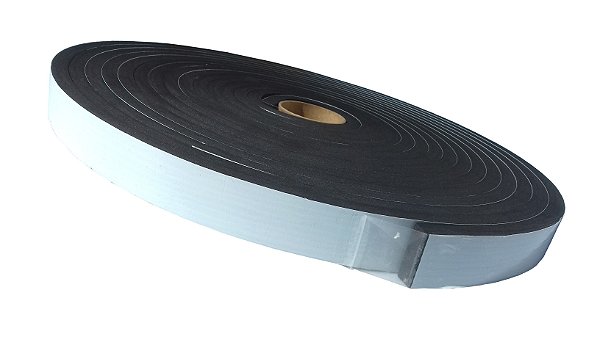 Fita de Vedação em Espuma de EPDM Preto - 10mm x 20mm x 10m