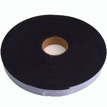 Fita de Vedação em Espuma de EPDM Preto Adesivado 1 face - 7mm x 20mm x 10m