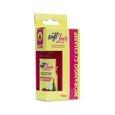 ÓLEO AROMA MORANGO COM CHAMP HOT 15mL