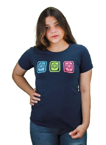 Camiseta Feminina Silk Colorido Tuff