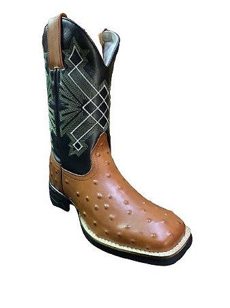 Bota Texana Mexicana Masc - Choc Preto Ref. 07-12103