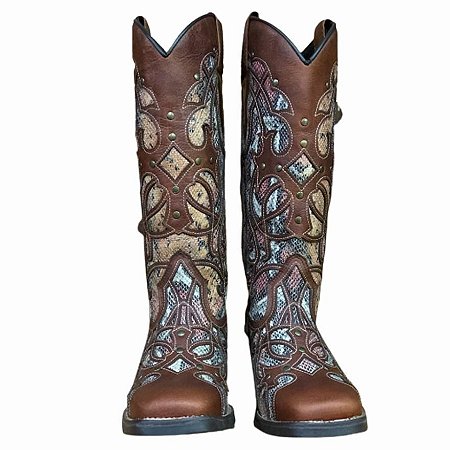 Bota Texana Mexicana - Caramelo Areia Ref. 17-2500