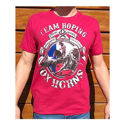Camiseta Estampada Vermelha Ref. 1220 - Ox Horns