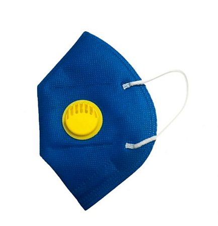 Máscara Com Válvula PFF2/N95 - Azul - Super Safety - CA 44595