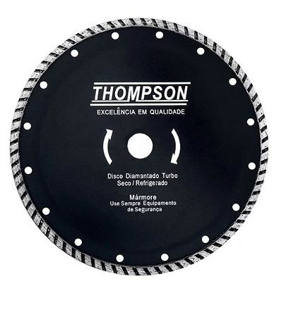 Disco de Corte Diamantado Turbo 230 x 22,23 mm Thompson 868