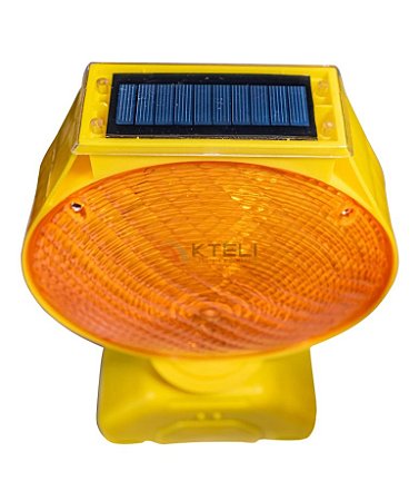 Sinalizador Unilight Solar Para Cone Kteli