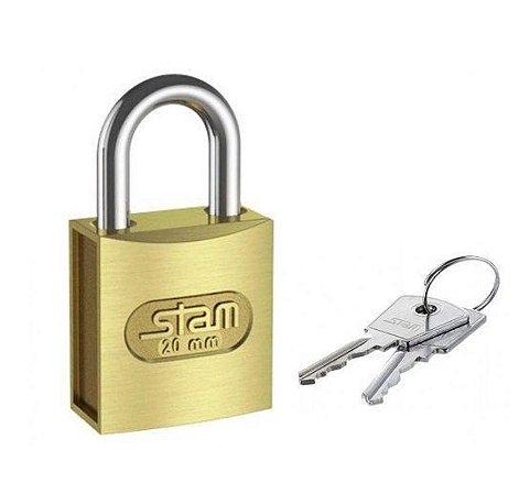 Cadeado de Segurança Zamac  Ecoat 25mm Stam