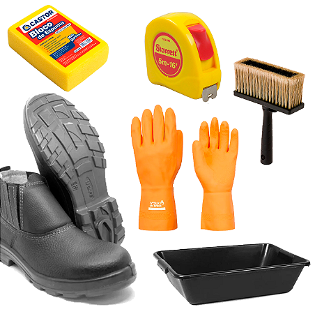 Kit para Pedreiro com 6 peças