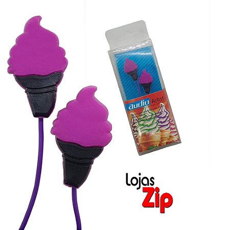 Fone de ouvido - Doce Sorvete HD - R$:7,00