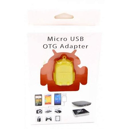 Mini adaptador otg V8 Robo android USB - R$:10,00