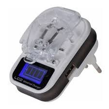 Carregador Universal De Bateria Celular Carga Externa LCD - R$:20,00