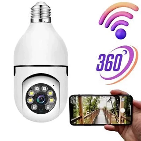 Câmera Segurança Prova D'água infravermelho sensor de presença Alarme, sem fio wi-fi com App R$:150,00