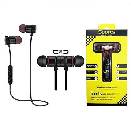 Fone de Ouvido Magnético Bluetooth 5.0 Esterio Sem Fio - R$:25,00