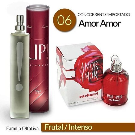 UP! 06 - AMOR AMOR* - Perfume Feminino