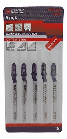 Lamina De Serra Tico Tico Madeira Mdf Clean Cut Hcs