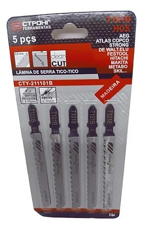 Lamina De Serra Tico Tico Madeira Mdf Clean Cut T101b Hcs