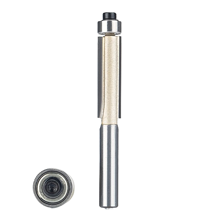 Fresa Reta Com Rolamento 6mm X 3/8 Para Rebaixo / Formica