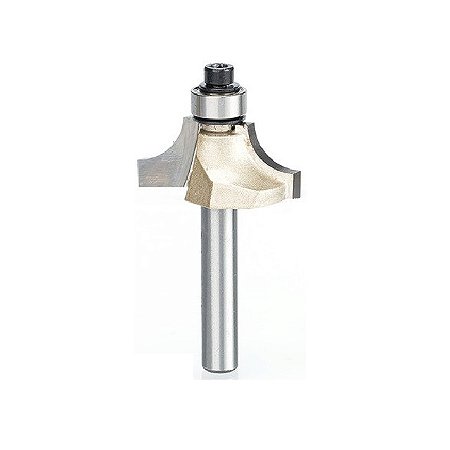 Fresa Quebra Canto / Arredonda Canto C/ Rolamento 6mm X 5/8
