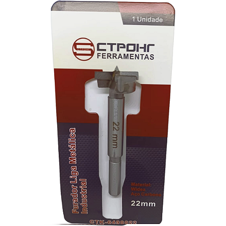 Broca Forstner 22mm Para Dobradiça De Armário Liga Industrial