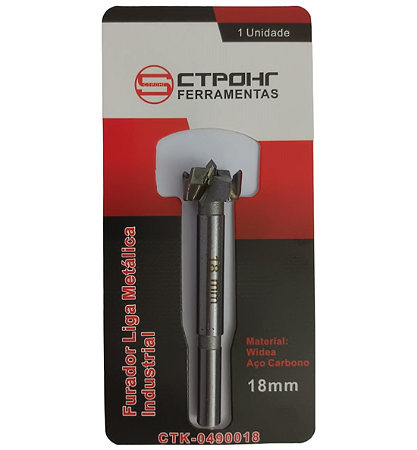 Broca Forstner 18mm Para Dobradiça De Armário Liga Industrial