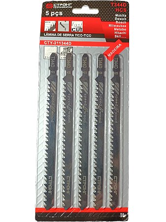 Lamina De Serra Tico Tico Longa Fast Cut Mdf Compesado T344d