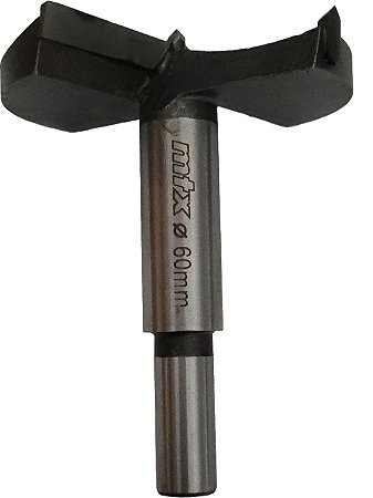 BROCA FRESA FORSTNER 60MM ACO RAPIDO LAMINAS DE METAL RESISTENTE