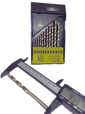 BROCA JG C/13 PCS ACO RAPIDO 1/16" - 1/4"