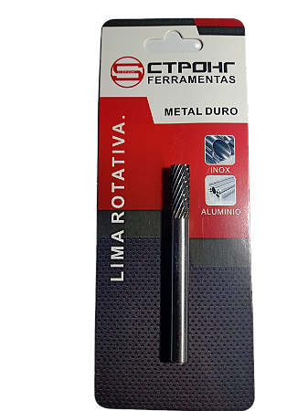 LIMA ROTATIVA CILINDRICA CORTE FRONTAL haste 6mm Corte16X6