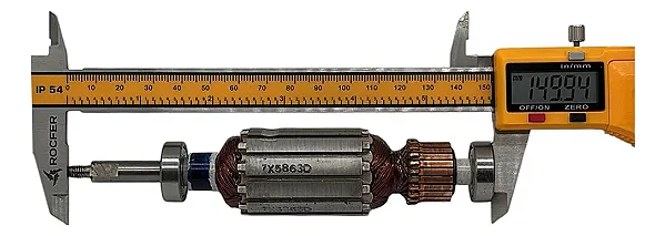 Rotor C/ Rolamentos 220v P/ Soprador M4000 Makita 515863-6