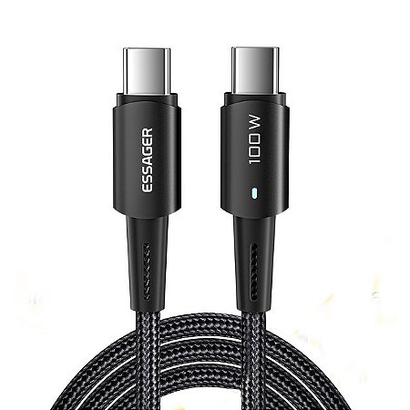 Cabo ESSAGER Tipo C para Tipo C 100w