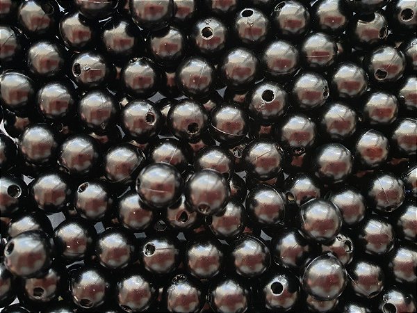 Pérola preta 10mm 50 gramas