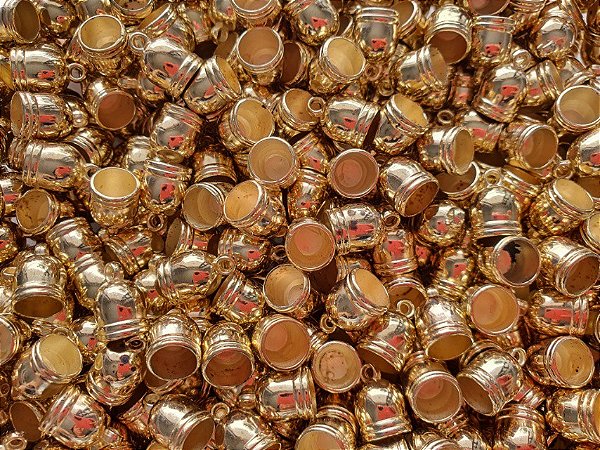 Terminal dourado 10x14mm