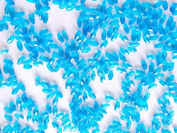 Arrozinho azul claro 4x8mm 50 gramas