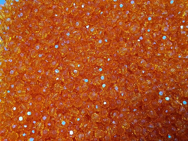 Bola laranja sextavada 6mm 50 gramas