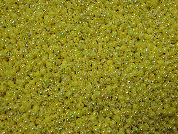 Pérola amarela irisada 05mm 50 gramas