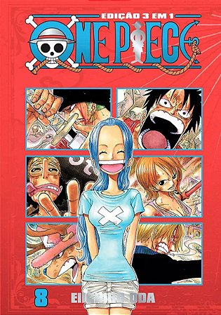 One Piece : 3 em 1 - Volume 08 (Item novo e lacrado)