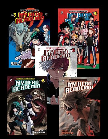 My Hero Academia - Volumes 3 ao 7 (Item novo e lacrado)