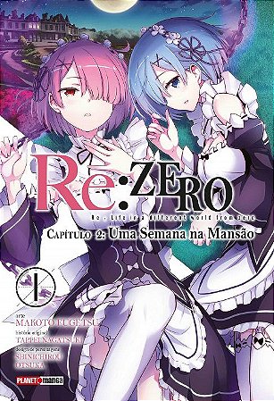 Re:Zero - Capítulo 02 : Uma Semana Na Mansão - Volume 01 (Item novo e lacrado)
