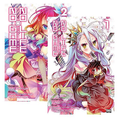 No Game No Life - Volumes 01 e 02 (Item novo e lacrado)