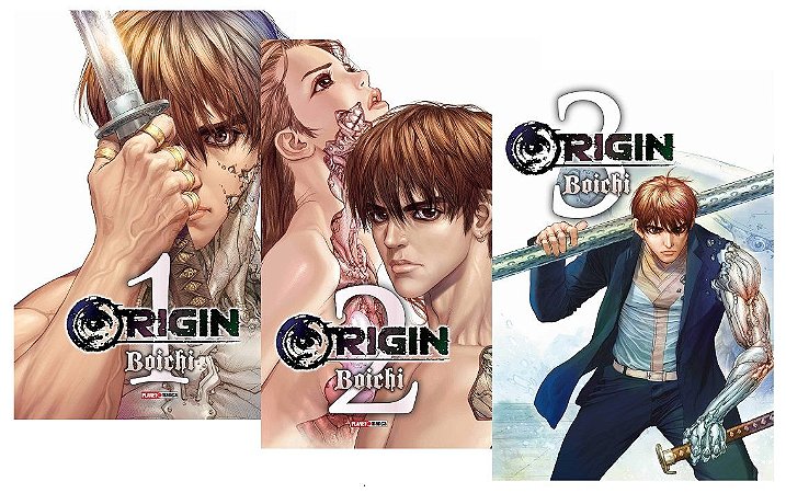 Origin - Volumes 01, 02 e 03 (Itens novos e lacrados)