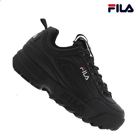 tenis fila disruptor masculino preto